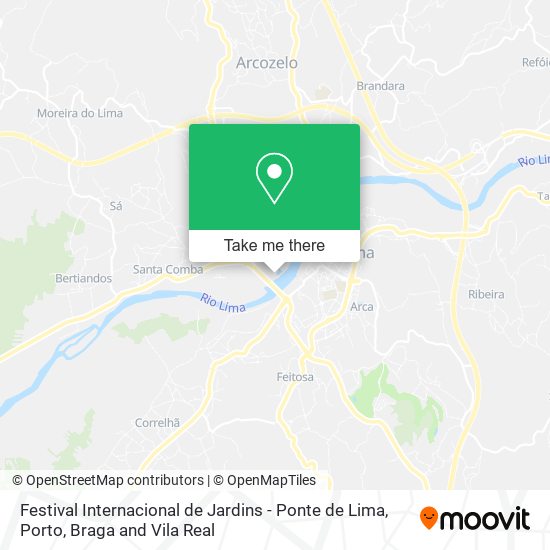 Festival Internacional de Jardins - Ponte de Lima map