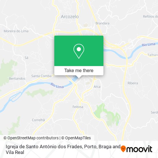Igreja de Santo António dos Frades map
