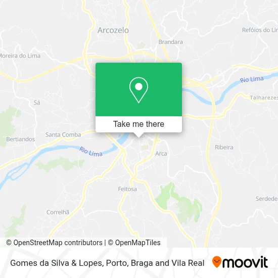 Gomes da Silva & Lopes map