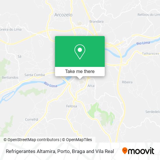 Refrigerantes Altamira mapa