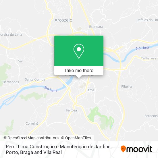 Remi Lima Construção e Manutenção de Jardins mapa