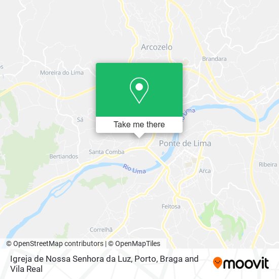 Igreja de Nossa Senhora da Luz map