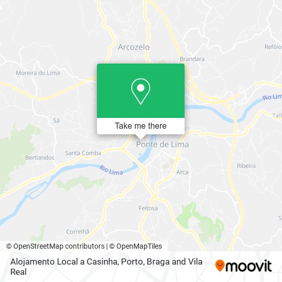 Alojamento Local a Casinha map