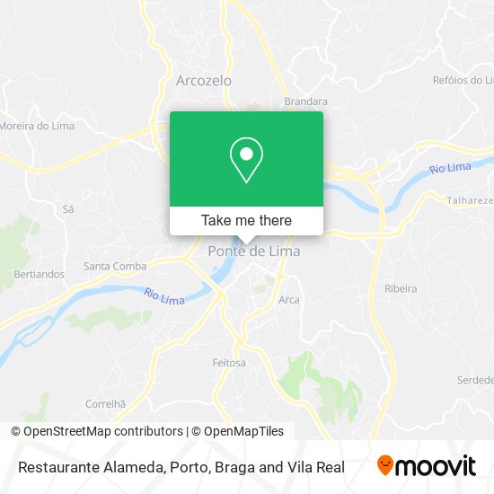 Restaurante Alameda mapa