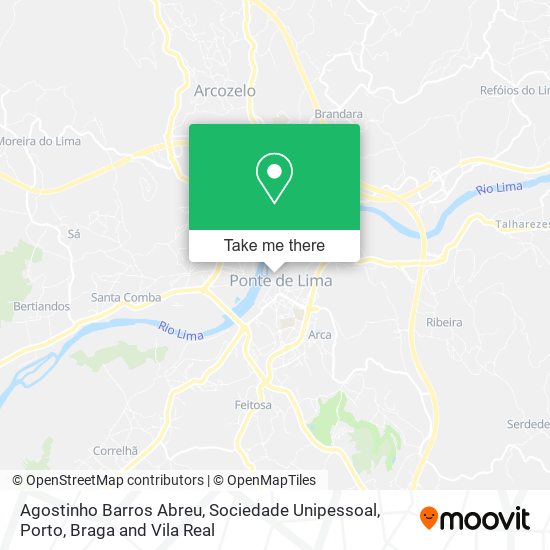 Agostinho Barros Abreu, Sociedade Unipessoal map
