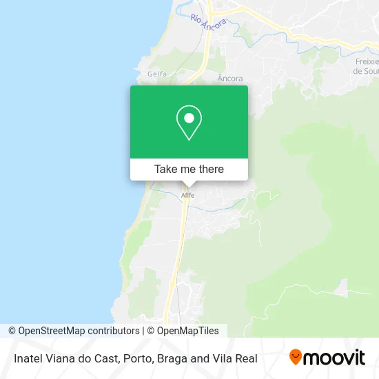 Inatel Viana do Cast map