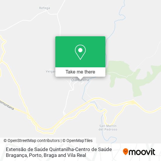 Extensão de Saúde Quintanilha-Centro de Saúde Bragança map