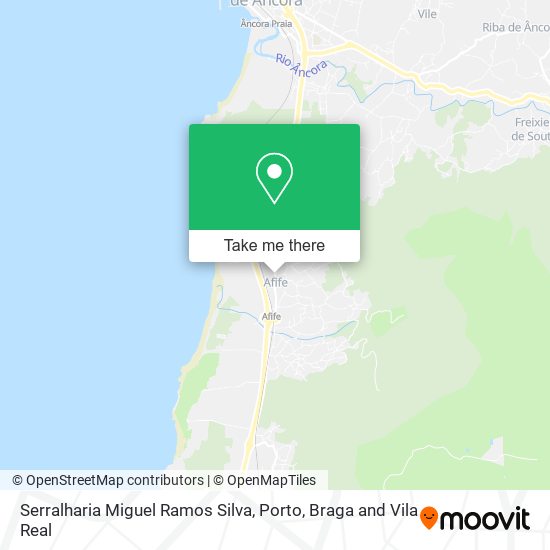 Serralharia Miguel Ramos Silva mapa