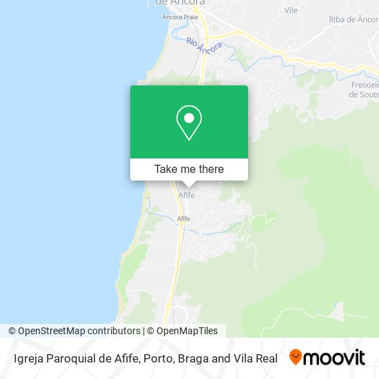 Igreja Paroquial de Afife map