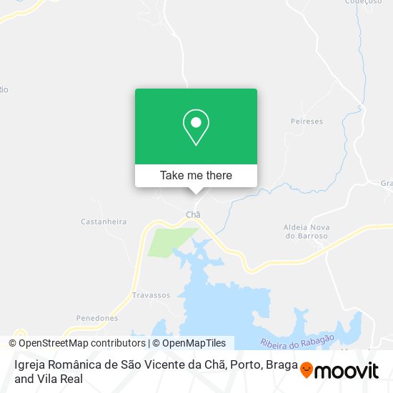 Igreja Românica de São Vicente da Chã map