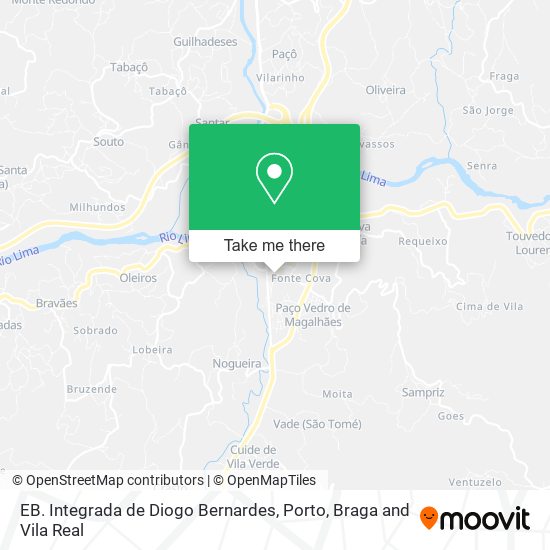 EB. Integrada de Diogo Bernardes mapa