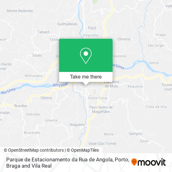 Parque de Estacionamento da Rua de Angola map