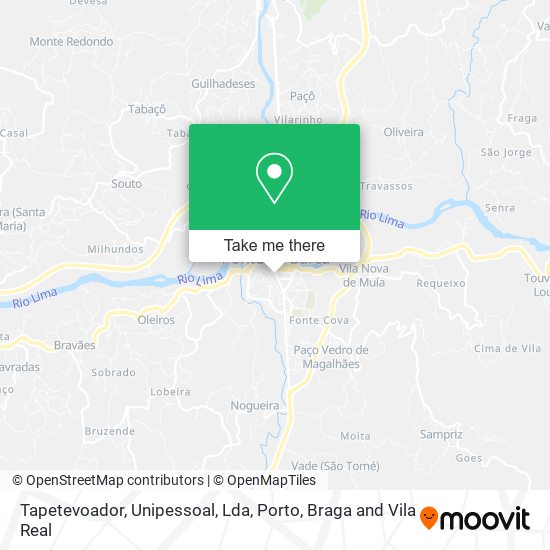 Tapetevoador, Unipessoal, Lda mapa