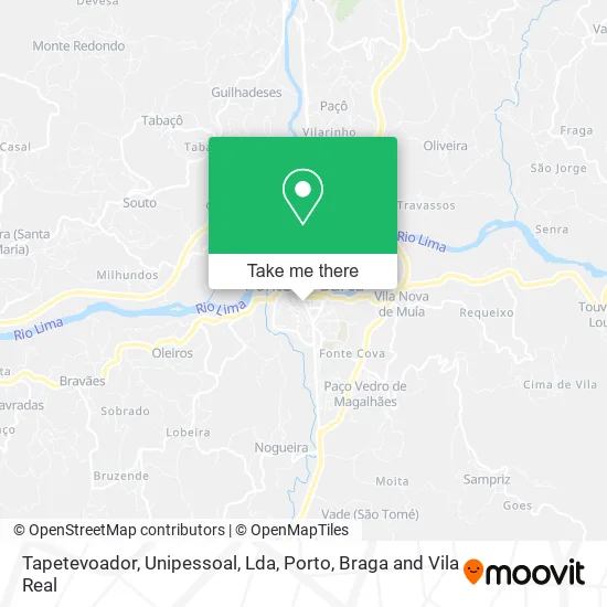 Tapetevoador, Unipessoal, Lda map