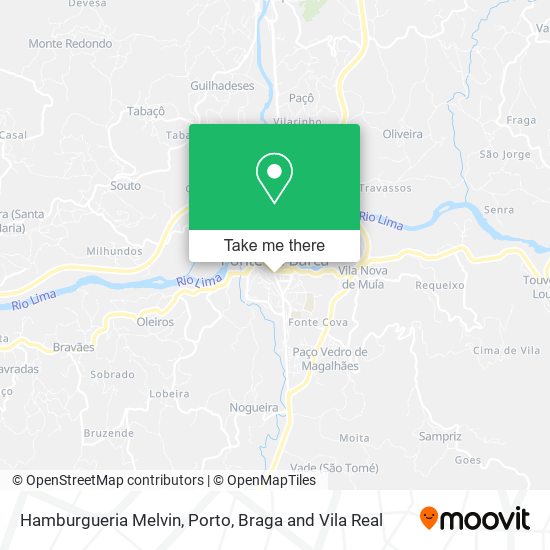 Hamburgueria Melvin mapa