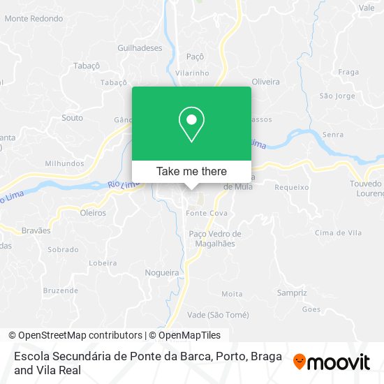 Escola Secundária de Ponte da Barca map