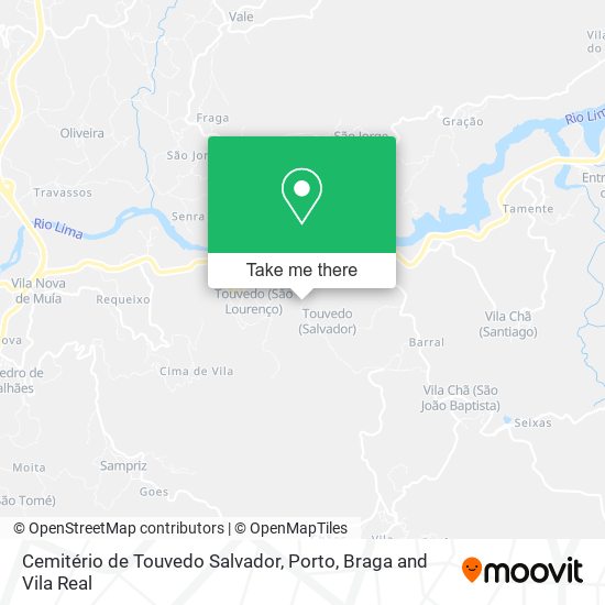 Cemitério de Touvedo Salvador map