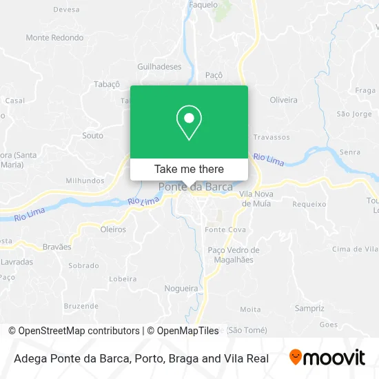 Adega Ponte da Barca map