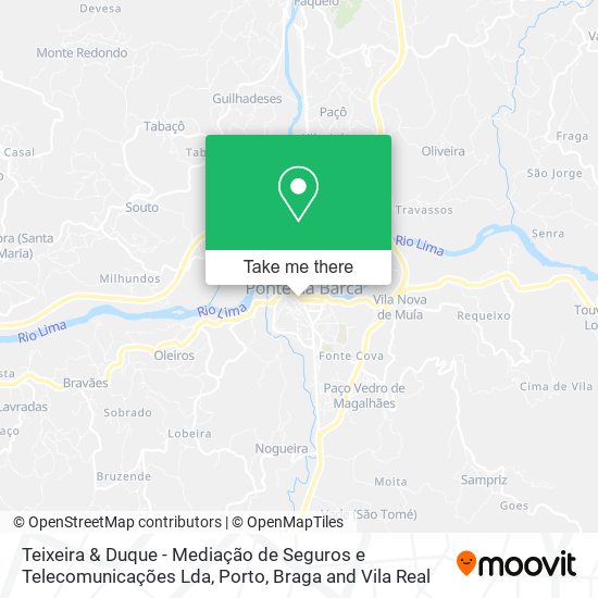 Teixeira & Duque - Mediação de Seguros e Telecomunicações Lda mapa