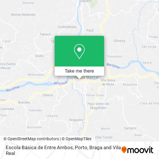 Escola Básica de Entre Ambos map