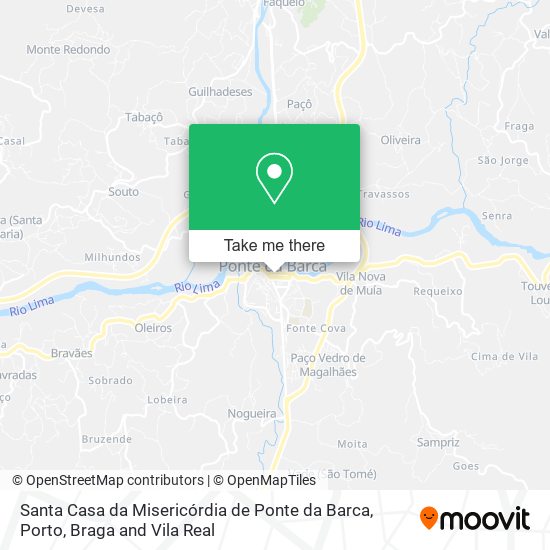 Santa Casa da Misericórdia de Ponte da Barca map