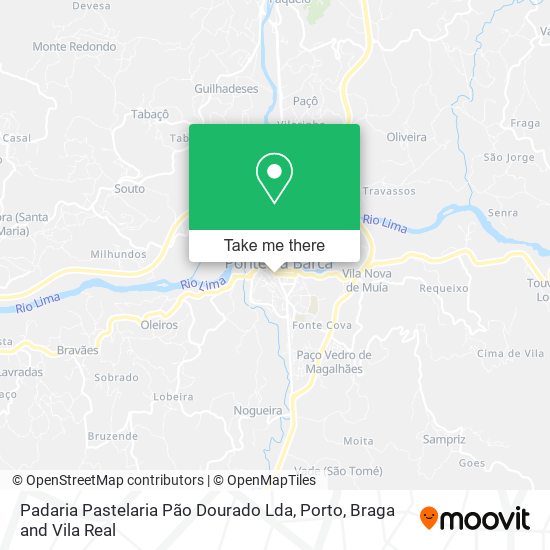 Padaria Pastelaria Pão Dourado Lda map
