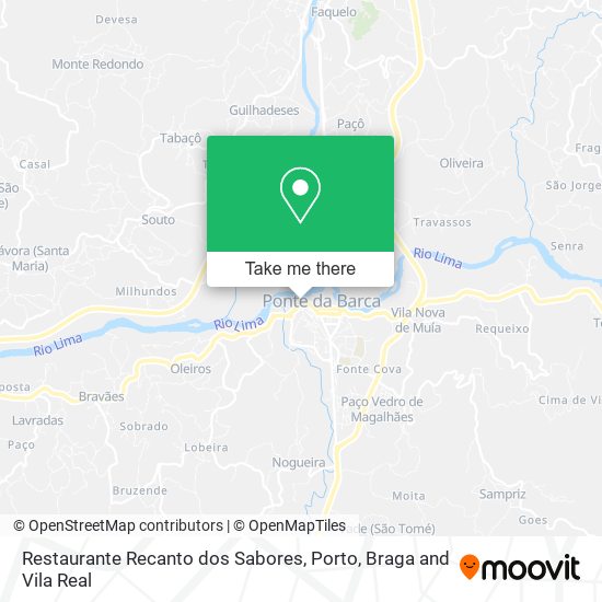 Restaurante Recanto dos Sabores map