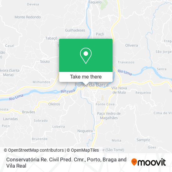 Conservatória Re. Civil Pred. Cmr. map