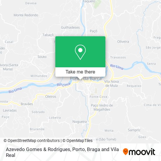 Azevedo Gomes & Rodrigues mapa
