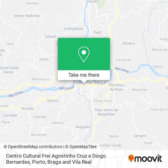 Centro Cultural Frei Agostinho Cruz e Diogo Bernardes map