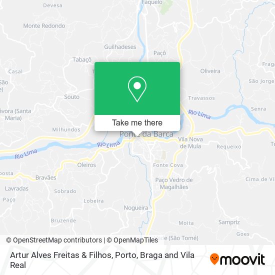 Artur Alves Freitas & Filhos map