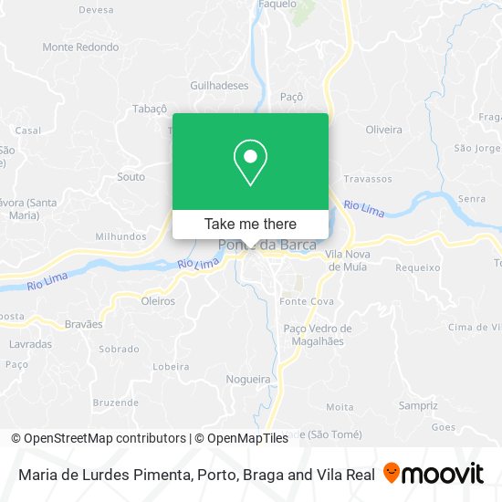 Maria de Lurdes Pimenta map