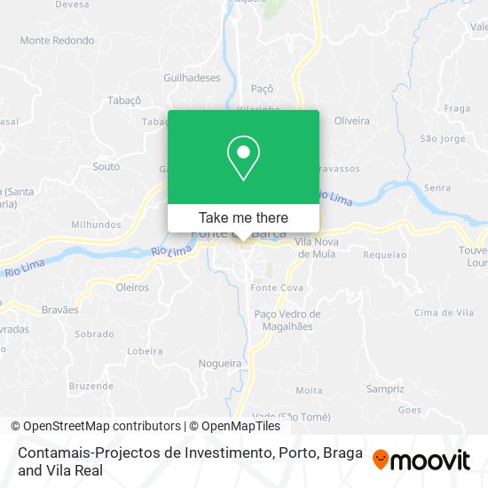 Contamais-Projectos de Investimento map