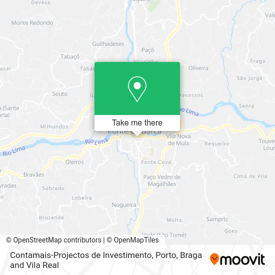 Contamais-Projectos de Investimento map