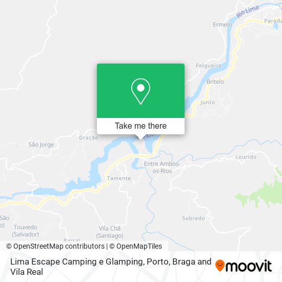 Lima Escape Camping e Glamping map