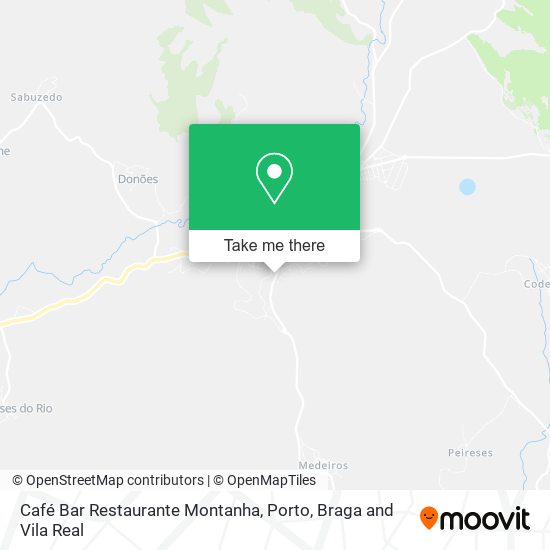 Café Bar Restaurante Montanha mapa