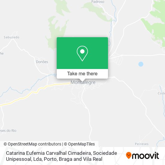 Catarina Eufemia Carvalhal Cimadeira, Sociedade Unipessoal, Lda map
