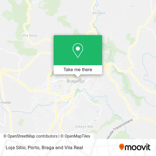 Loja Sitio map