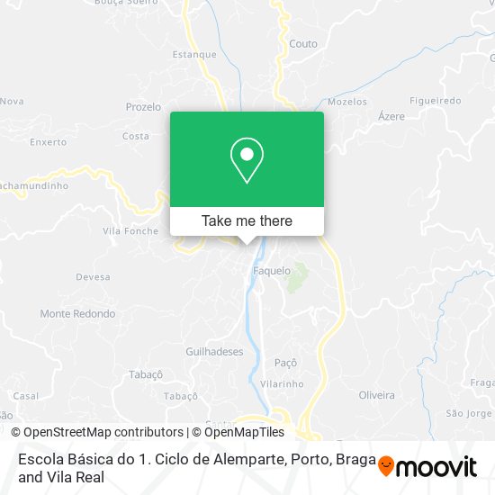 Escola Básica do 1. Ciclo de Alemparte map