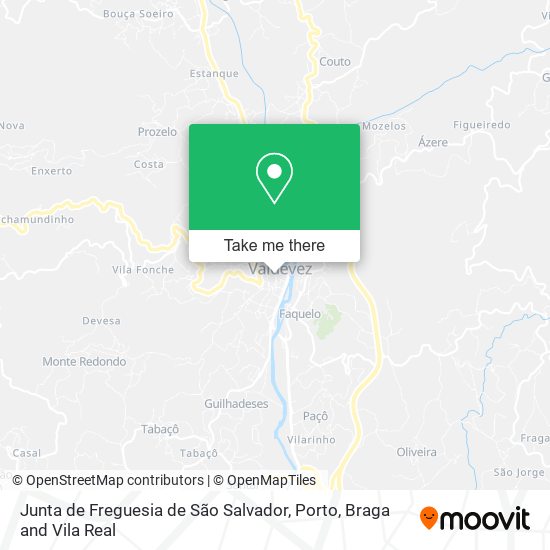 Junta de Freguesia de São Salvador map