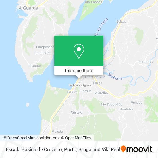 Escola Básica de Cruzeiro map