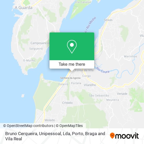 Bruno Cerqueira, Unipessoal, Lda map