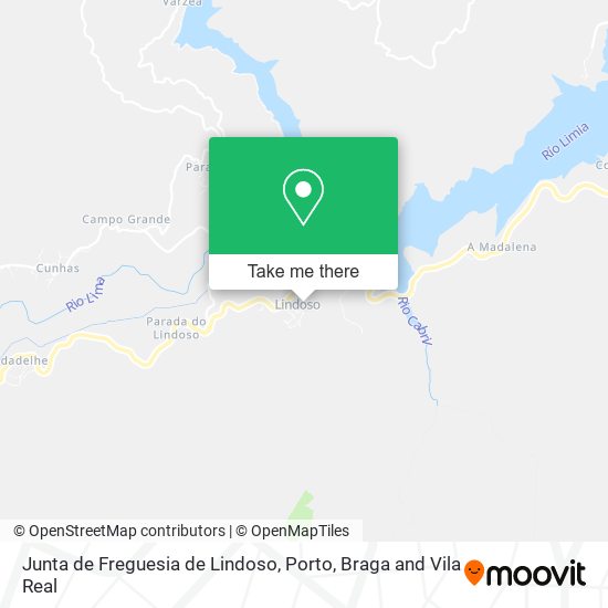Junta de Freguesia de Lindoso map