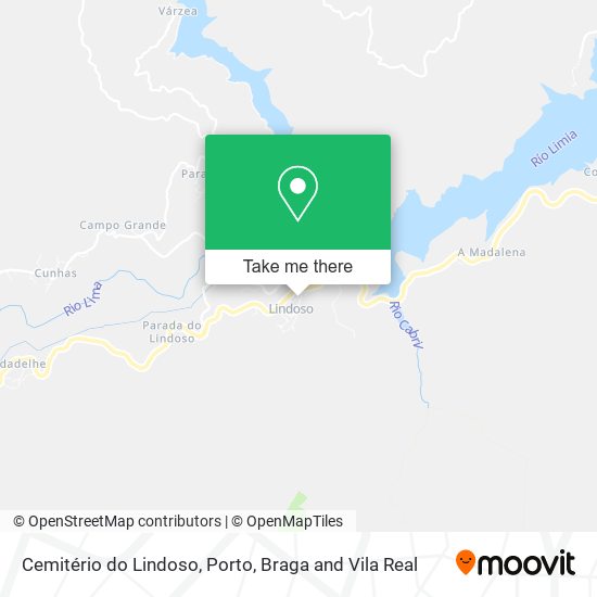 Cemitério do Lindoso map