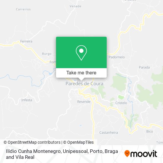 Ilídio Cunha Montenegro, Unipessoal mapa