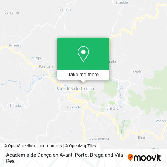 Academia de Dança en Avant map