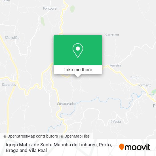 Igreja Matriz de Santa Marinha de Linhares map