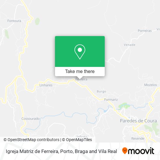 Igreja Matriz de Ferreira map