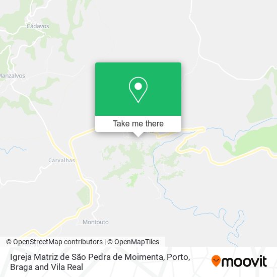 Igreja Matriz de São Pedra de Moimenta map