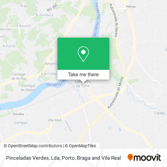 Pinceladas Verdes, Lda mapa